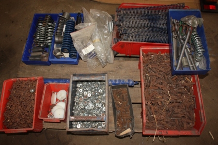 Pallet with various springs