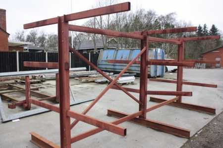 Pallet Racking, length approx. 4,2 m x height approx. 2m x width about 205 cm