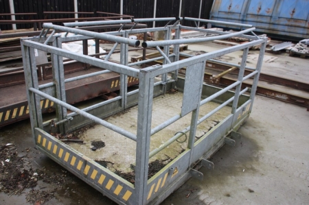 Working platform, galvanized, for truck / telehandler. 200 kg
