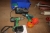 2 x cordless drill, Hitachi + Makita. 3 batteries and 2 chargers. Condition unknown
