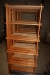 5 section wooden bookcase