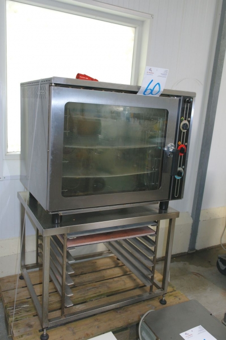 Oven with 6 insert places