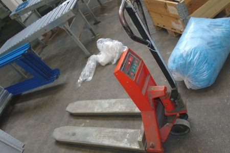 pallet truck with scale, Alpha 200 max 2000 kg