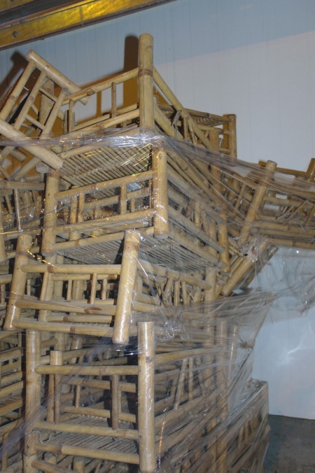 Palle med bambusborde (Palle medfølger ikke) 
