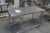 Table stainless steel 132 x 65
