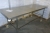Stainless steel table on wheels 2.3 x 88