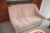 2 chairs with cushions + sofa with fabric upholstery