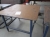 Work table with steel top, 1125x1250 mm