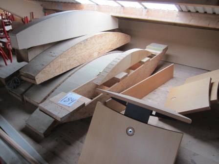 Mason Templates for curved doors, about 10 pieces