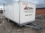 Construction site trailer, Modulvogne, year 2006, c. 7 feet long, 6 person, with toilet, shower cabin, crew lockers, breakfast facilities with table and 6 chairs. Reg UU 1982 (plate not included)