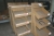 5 pcs. shelving with sloping shelves