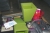 Palle med div salgsvarer Skandi Calla Bio-Ethanol fire Place + krukker i plast + malerbakker med rulle m.v. (palle medfølger ikke)