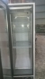 Bottle Refrigerator with galvanized shelves.
