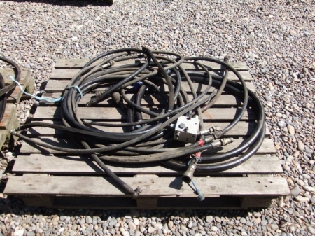 Various hydraulic hoses