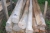 Parti rafter/lægter (afrikansk hårdttræ-asorbé træ-stentræ)både runde rustikke og halverede