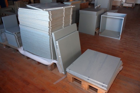 Inventories for kitchen cabinet components including fittings, shelves, etc. Offers are invited prior to the auction to be negotiated. If offer is accepted the auction will stop. Contact Karsten on +45 20 72 28 89