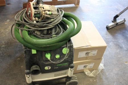 Over Tiller with exhaustion: Festool Tooltechnic CT22E
