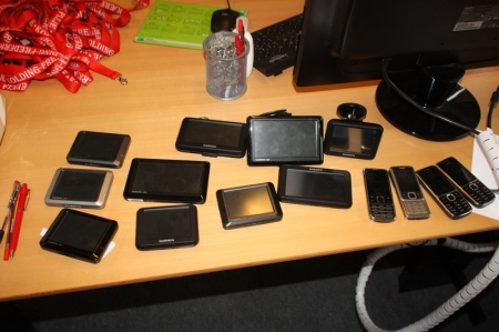 Various navigation, Garmin + various mobile phones, Nokia