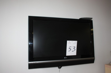 Fladskærmstv, LG, mærket 37LC2D-SC.AEULLJP + vægophæng