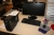 PC, Acer Aspire + fladskærm, Samsung + tastatur og mus
