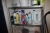 1 span steel rack including content + miscellaneous on the floor, including detergents, toiletries + vacuum cleaner, Miele, 2000 Watt