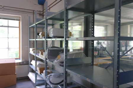 4 span Steel Shelving without content 60 x 100 cm