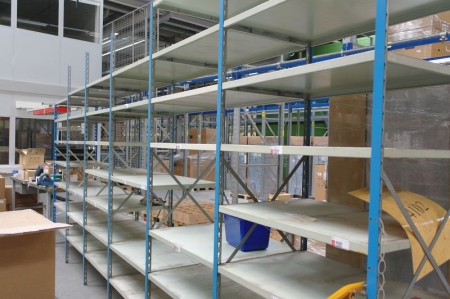 6 span steel rack 60 x 100 cm without content