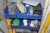 Tool Box, GWS containing various welding electrodes + welding parts