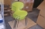 6 pcs green stacking chairs, Bernhardt Design USA
