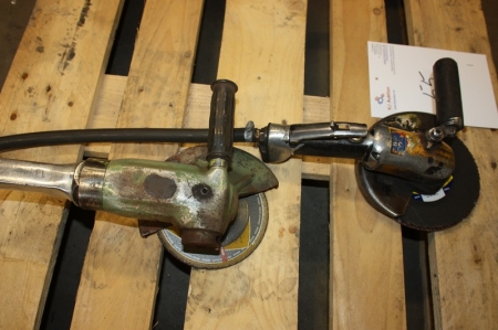 2 x air tools, angle grinder