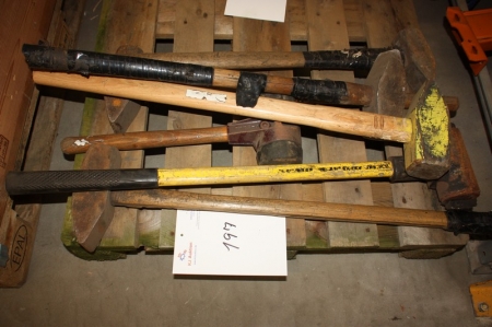 Miscellaneous sledge hammers