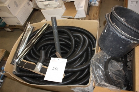 Box with suction hoses + mouthpiece + rods, unused