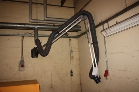 Local exhaust ventilation, wall mounted