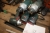2 x aku slagnøgler, Metabo, med 2 batterier, 18 V, 4,0 AH + aku boremaskine, Metabo LTX  + Plastforsegler, Hamo