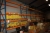 7 span pallet rack without content. About 8 gables, height approx. 3 meters. Approximately 50 frames, length approx. 3 meters. Maximum load per pair of beams: 3 x 850 kg