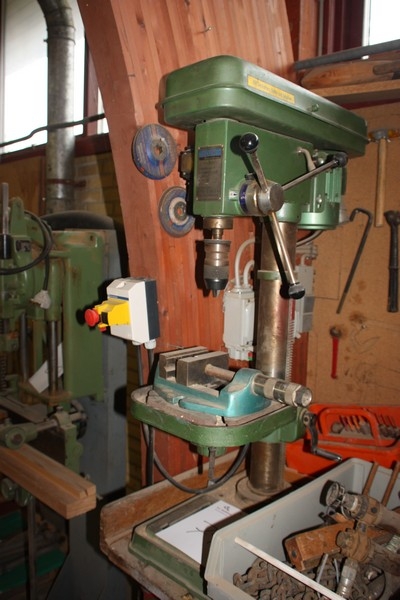 Drill press, EDER, TB 20/16 RL + machine vise