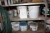 Contents in 4 span Steel Shelving, including various paints, etc.