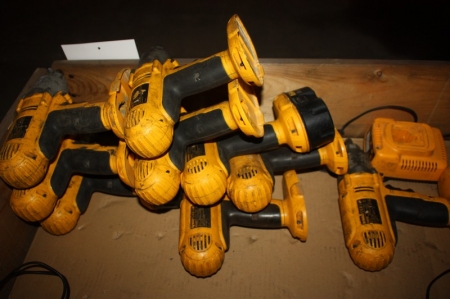 Diverse aku-slagnøgler, DeWalt, med 1 batteri og 1 lader