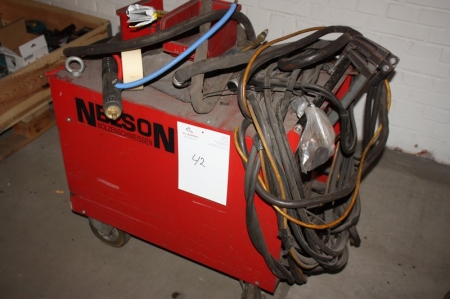 Bolt-welding machine, Nelson Intra 2100, with welding cable and two torchs
