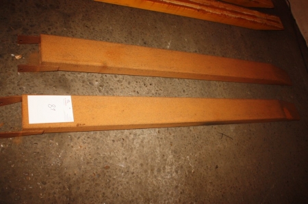 Extension Forks, length approx. 2400mm, width approx. 180 mm