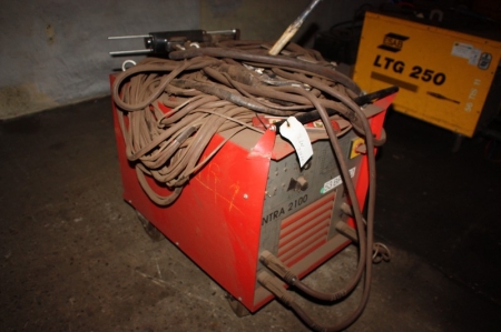 Bolt-welding machine, Nelson Intra 2100, with welding cable and two torches