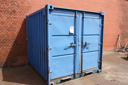 Material Container, 10 feet. OK condition. Locked