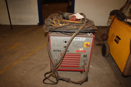 Bolt Welder, Nelson Intra 1400 + welding cables. Mounted in a frame on wheels