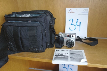 Digital kamera, Olympus C-2000 Zoom + taske