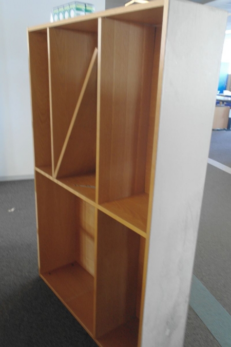 Electrical / height adjustable desk, Labofa + 2 shelves + 2 cupboards + chair