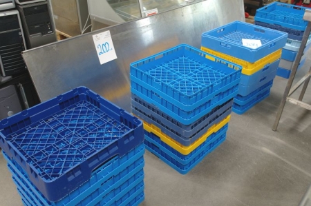 approx. 24 plastic trays for hood dishwasher
