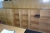 Electrical / height adjustable desk, Labofa + drawer + cabinet + 2 shelves + running surface