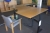 Electrical / height adjustable desk, Labofa-Munch + 4 shelves + 2 cupboards + running surface