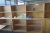 Electrical / height adjustable desk, Labofa + 2 shelves + 2 cupboards + running surface