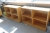 Electrical / height adjustable desk, Labofa + 3 shelves + cabinet + chair